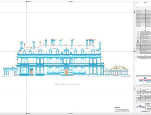 Sectional Elevation Plans for School for planning permission